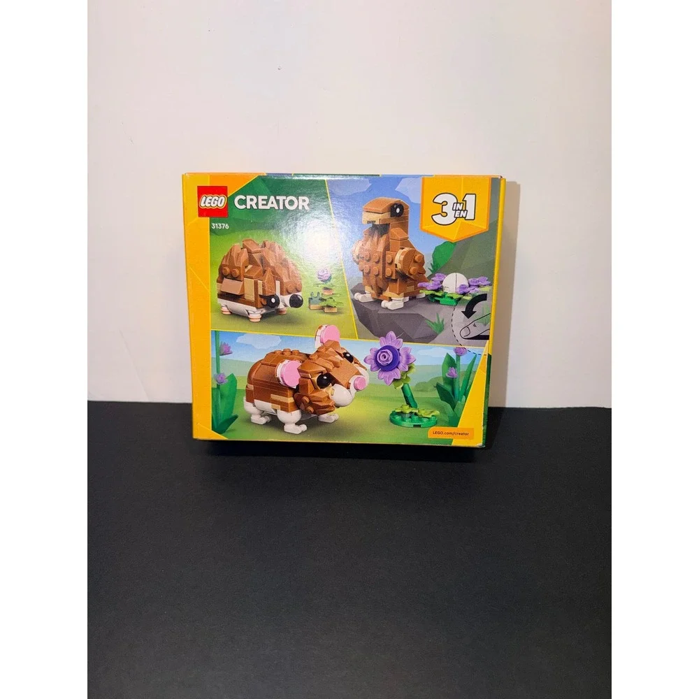 LEGO Creator 3in1 Cute Hamster with a Flower 31376 Building Toy Set 166 Pcs NEW